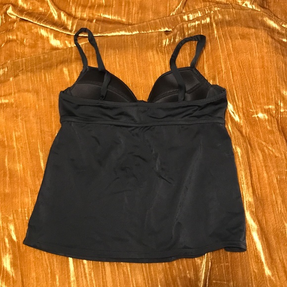 J Crew Black Tankini Top M - Picture 7 of 7